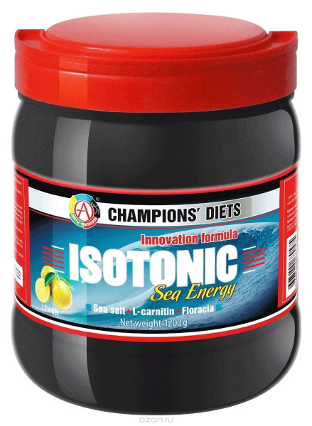 Champions Diets  Isomtonic Sea Energy Изотоник Си Энерджи 1200 г. лимон