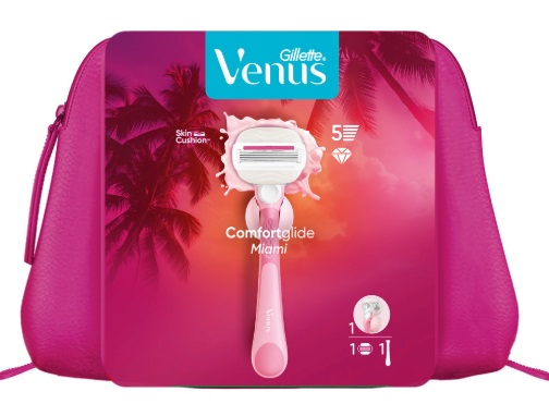 Станок бритвенный GILLETTE Venus Miami +косметичка (1кассетa) 80870796