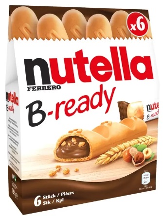 Вафельный батончик Nutella B-ready 132г