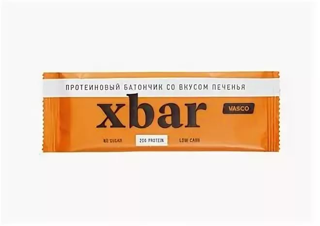 XBar Vasco Батончик протеиновый 22% 60г Печенье