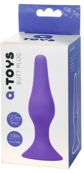 Анальная втулка A-Toys by TOYFA силикон фиолетовая 10,2 см