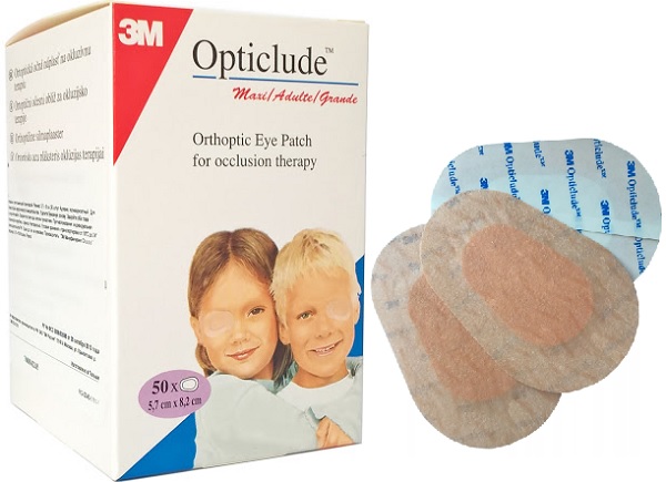 Пластыри Глазные для Взрослых Opticlude 5,7*8,2см ( 50 шт ) 3M 1539/50 Окклюдеры (Упаковка)