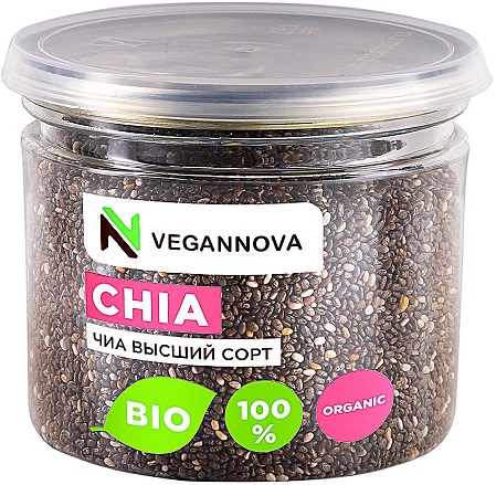 Семена Чиа Vegannova 100грбанка