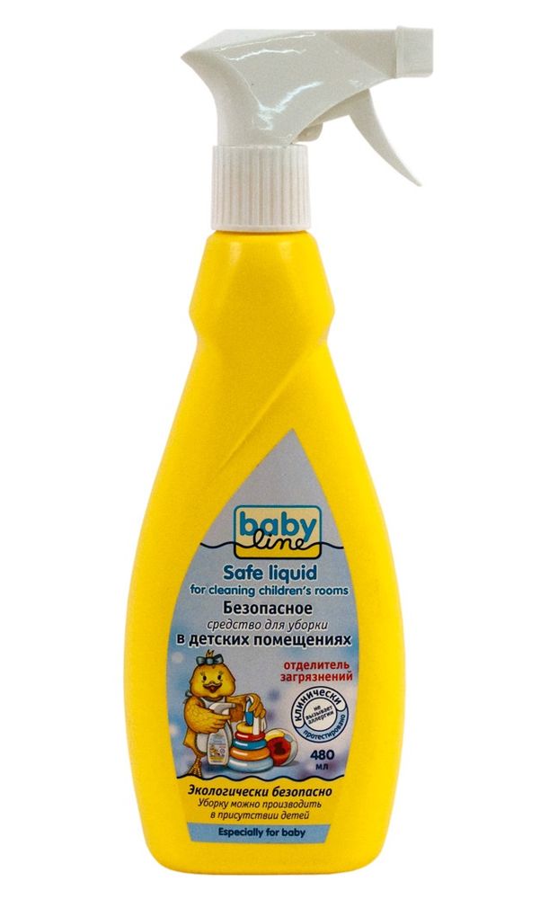 BABY LINE Безопасное средство для уборки (чисяще-моющее средство) 480мл