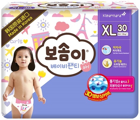 Трусики-подгузники для Девочек BOSOMI XL30 (от 13 кг) 30шт
