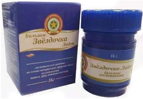 Звездочка Лайт Бальзам 16г пл.бан. # &