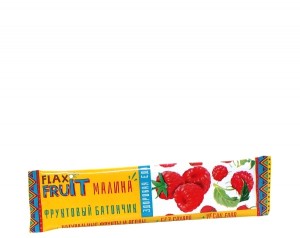 Flax Fruit Батончик  фруктовый с малиной  без сахара 30г