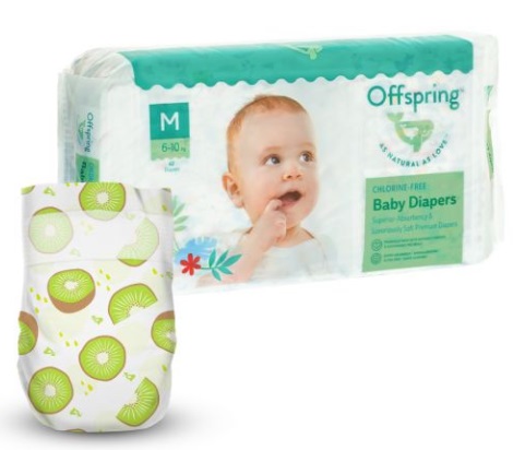 Offspring подгузники для детей Киви M (6-10кг) 42 шт