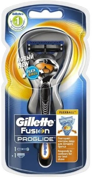 Станок бритвенный GILLETTE Fusion ProGl Flexball (1кассета) 81634588
