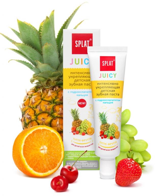 Зубная паста SPLAT Juicy Тутти-Фрутти для детей всех возрастов 35мл