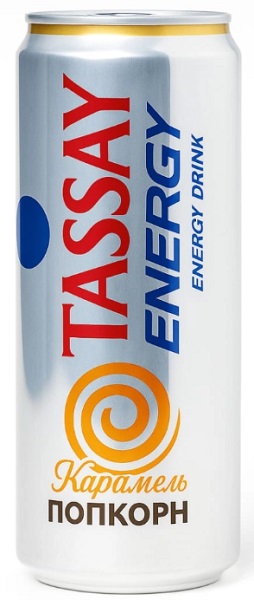 Tassay Energy Карамель покорн 0,45л ж/б Тассай