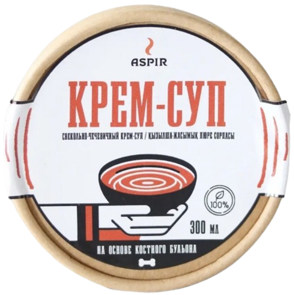 Aspir Крем-суп Свекольно-чечевичный на костном бульоне 300мл