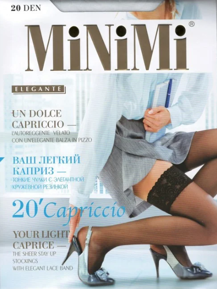 MINIMI Чулки 20 den Capriccio Daino L/XL