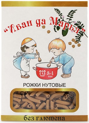 Иван да Марья Рожки Нутовые 400г