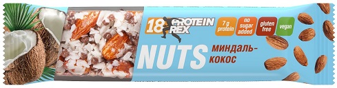 Protein Rex Батончик ореховый Протеиновый 40г Миналь-кокос