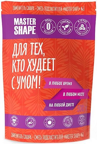 Master Shape №3 500г Заменитель сахара дойпак