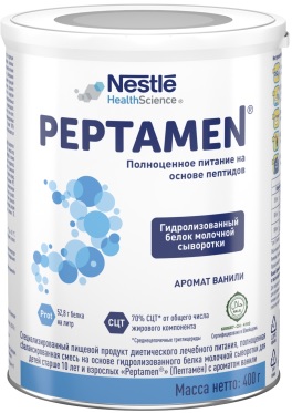 Nestle Peptamen сухой 400г Ваниль Пептамен  &
