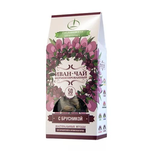 Иван- чай Брусника 50г ферментированный Емельяновская Биофабрика