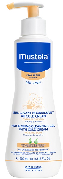 MUSTELA Гель для купания Питательный с Колд кремом 300 мл