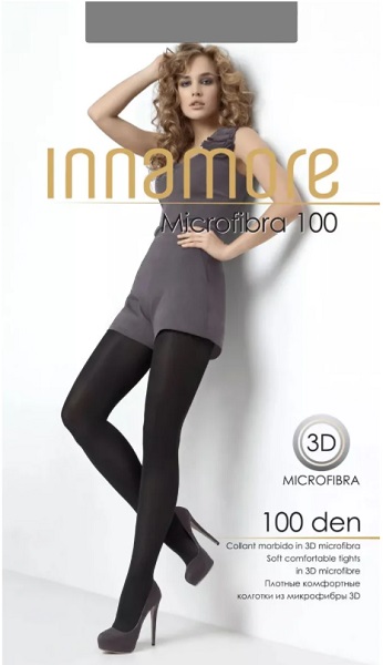 INCANTO коглготки Innamore Microfibra 100 Den Nero 4