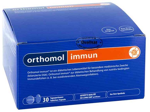 Ортомол Иммун Orthomol Immun капс, таб №30 доз &