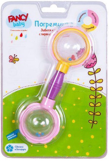 FANCY BABY Погремушка Гантелька арт.PG01