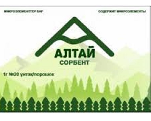 Алтайсорбент порошок 1 г №20 саше ( природный минерал монтмориллонит ) (Упаковка)