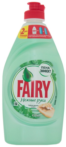 FAIRY Средство для мытья посуды Чайное дерево и Мята 450 мл