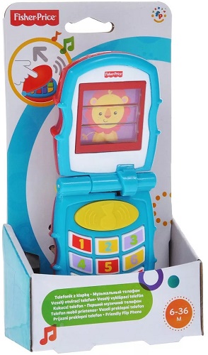 FISHER-PRICE 6м+ Музыкальный телефон-раскладушка арт.Y6979