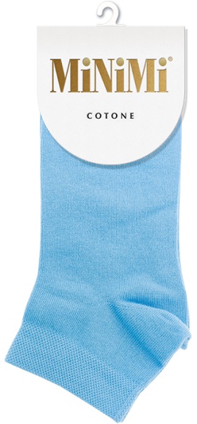 Носки женские MINIMI Cotone 1201 укороченные Blue Chiaro 39/41