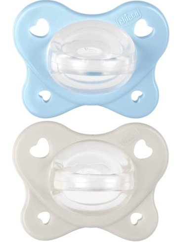 Соска-Пустышка Силиконовая CHICCO 2м+ Physioforma Dual Soft boy