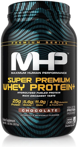 MHP Super Premium Whey Protein 1.82lb 825г Шоколад банка