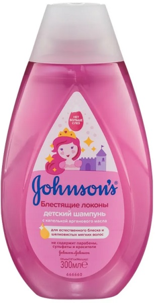 JOHNSON`S BABY Детский шампунь  Блестящие локоны 300 мл
