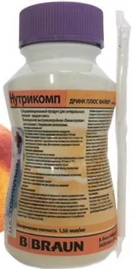Нутрикомп дринк Плюс Файбер 200 мл Персиково Абрикосовый вкус  &