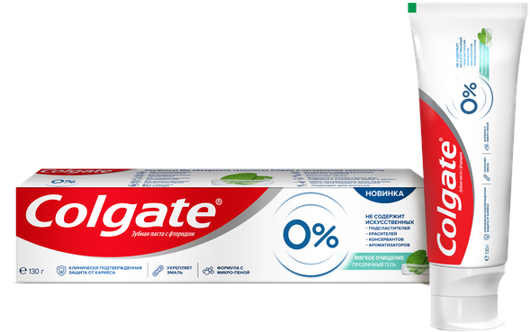 Зубная паста COLGATE Zero 0% Мягкое Очищение 130 г
