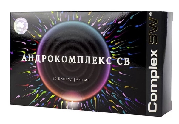 Андрокомплекс СВ капс. 650 мг №60 Оптисалт (Упаковка)