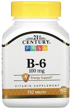 21 Century Витамин B-6 100мг №110таб.  &