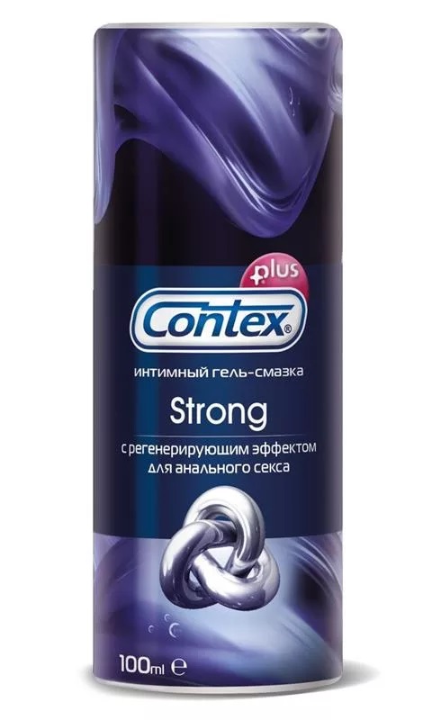 Лубрикант CONTEX Strong 100 мл Анальная Гель-смазка с регенерирующим эффектом