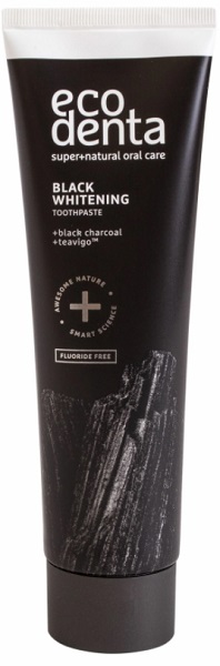 Зубная паста ECODENTA Black Whitening черная отбеливающая 100 мл