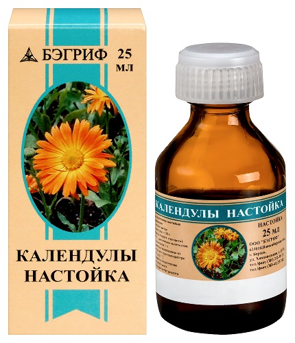 Календулы настойка 25 мл БЭГРИФ  &