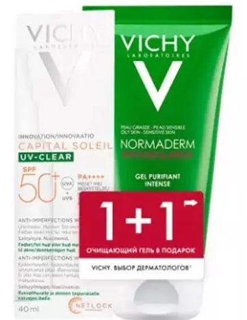 Vichy CAPITAL SOLEIL UV-Clear SPF50+ Normaderm 