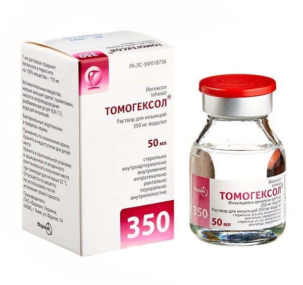 Томогексол р-р для инъекций 350 мг/мл 50 мл №1 ( йогексол )