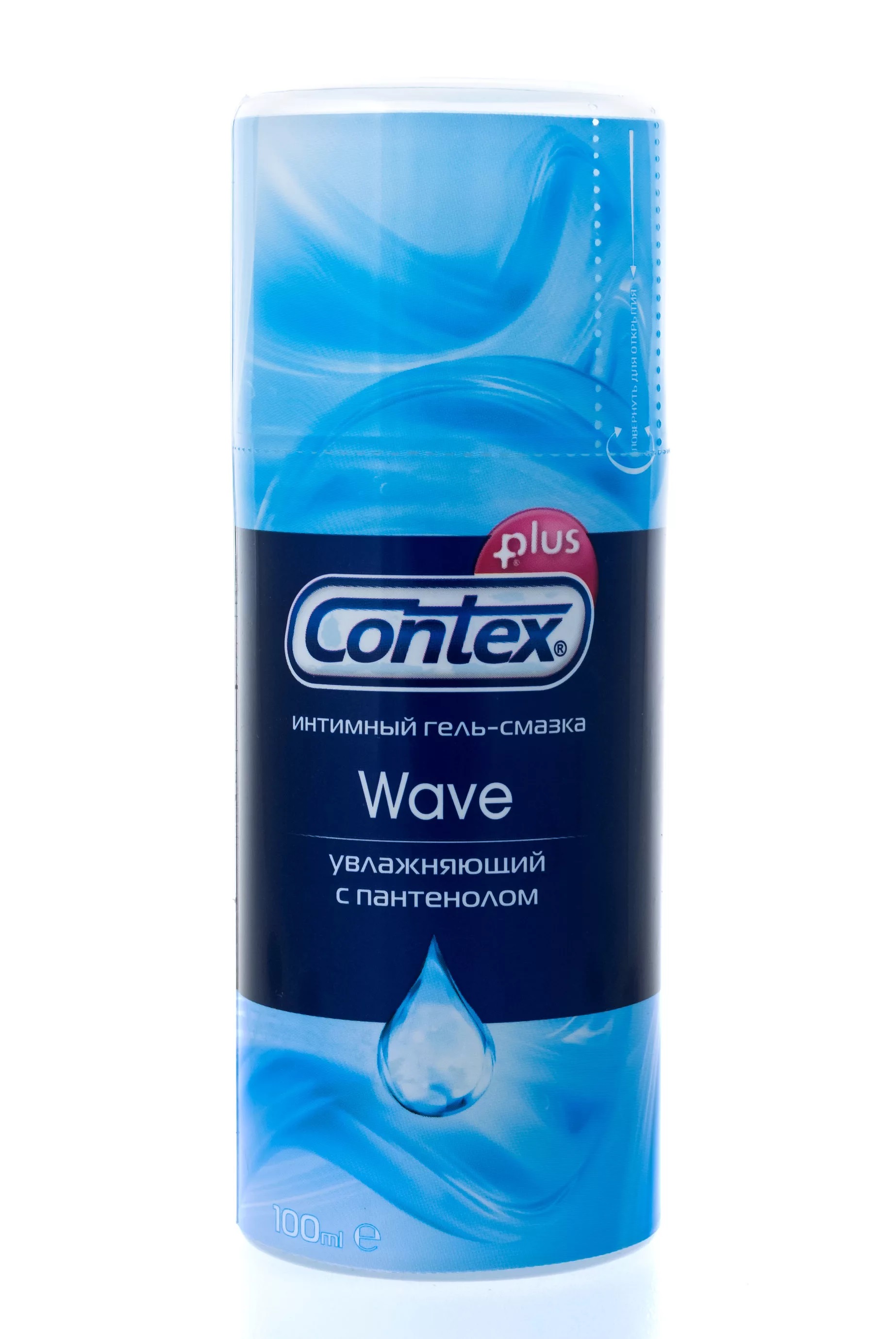 Лубрикант CONTEX Wave 100мл Увлажняющий с пантенолом Гель-смазка