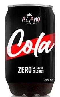 Напиток газированный Aziano Cola Zero 350 мл