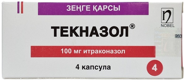 Текназол капс. 100 мг №4 ( итраконазол )