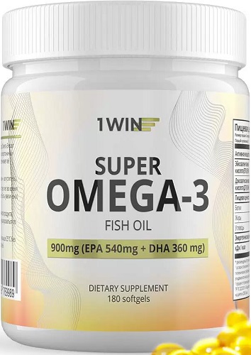 1WIN Омега-3 900мг №180 капс  &