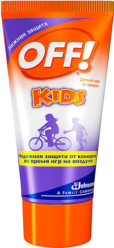 Репеллент Детский крем 36м+ от Комаров OFF Kids 50мл