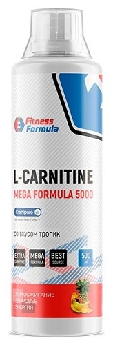 L-Carnitine Mega 5000 500ml ( Тропик ) Fitness Formula & Фитнес фомула
