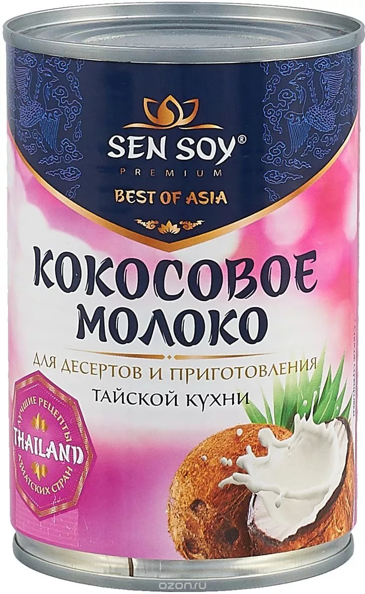 Sen Soy Молоко кокосовое 400г