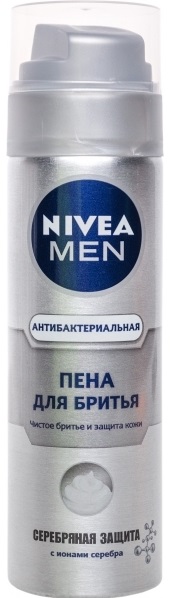 NIVEA MEN Пена для бритья Серебряная защита 200 мл